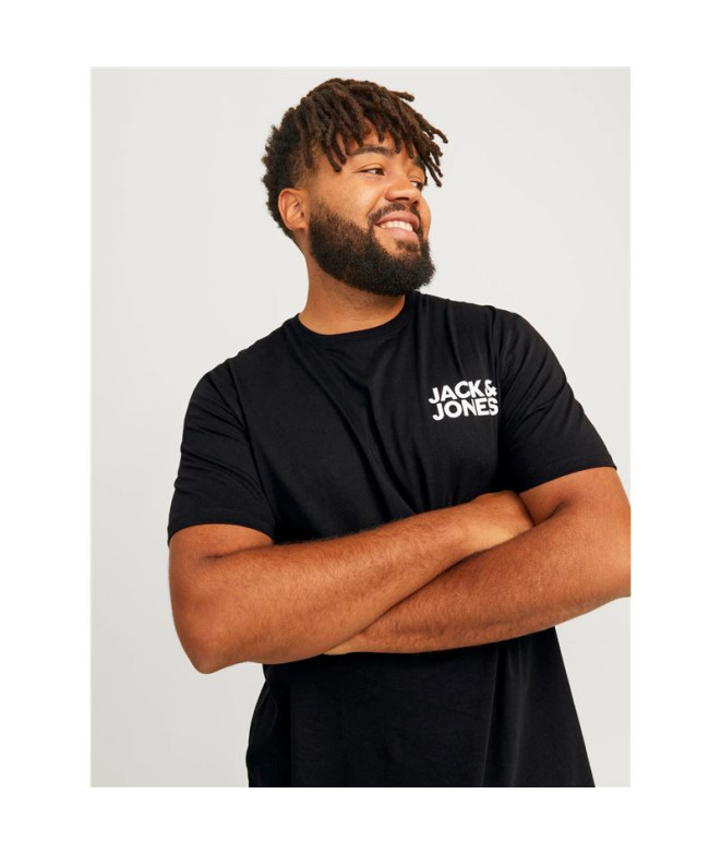 Camiseta Jack and Jones ecorp Logo O-Neck Black...