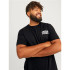 Camiseta Jack and Jones ecorp Logo O-Neck Black Hombre