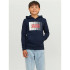 Sudadera Jack and Jones ecorp Logo Play Navy Blazer Niño