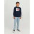 Sudadera Jack and Jones ecorp Logo Play Navy Blazer Niño