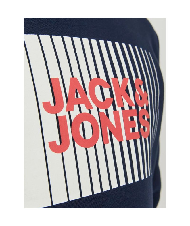 Sudadera Jack and Jones ecorp Logo Play Navy...