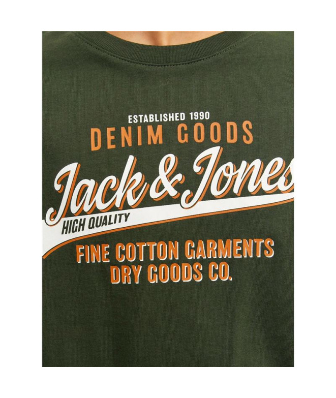 Camiseta Jack and Jones elogo O- 2 Col Kombu...