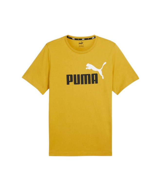 Camiseta Puma Essentials+ 2 Col Logo Homem