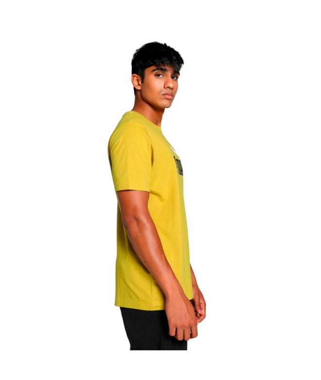 Camiseta Puma Essentials+ 2 Col Logo Homem