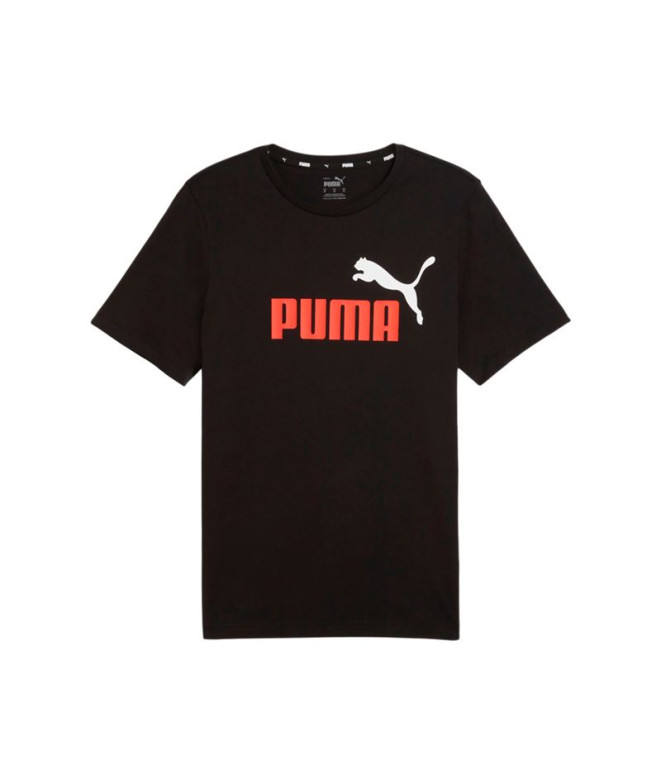 Camiseta Puma Essentials+ 2 Col Logo Homem