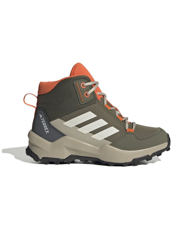 Botas de Montaña adidas Terrex Ax4R Mid Hiking Infantil Verde Oliva