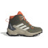 Botas de Montanha adidas Infantil Terrex Ax4R Mid Hiking Verde azeitona