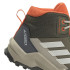 Botas de Montanha adidas Infantil Terrex Ax4R Mid Hiking Verde azeitona