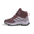 Botas de Montanha adidas Infantil Terrex Ax4R Mid Hiking Maroon