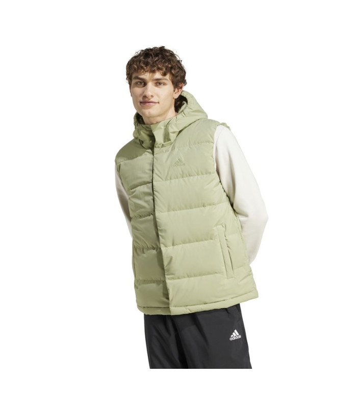 Gilet Montagne adidas Homme de Helionic Down Green