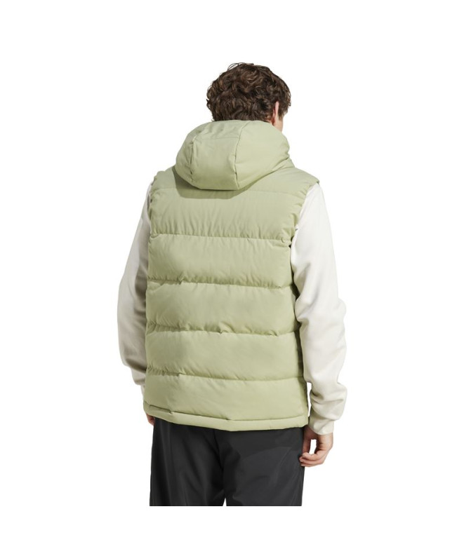 Gilet Montagne adidas Homme de Helionic Down Green
