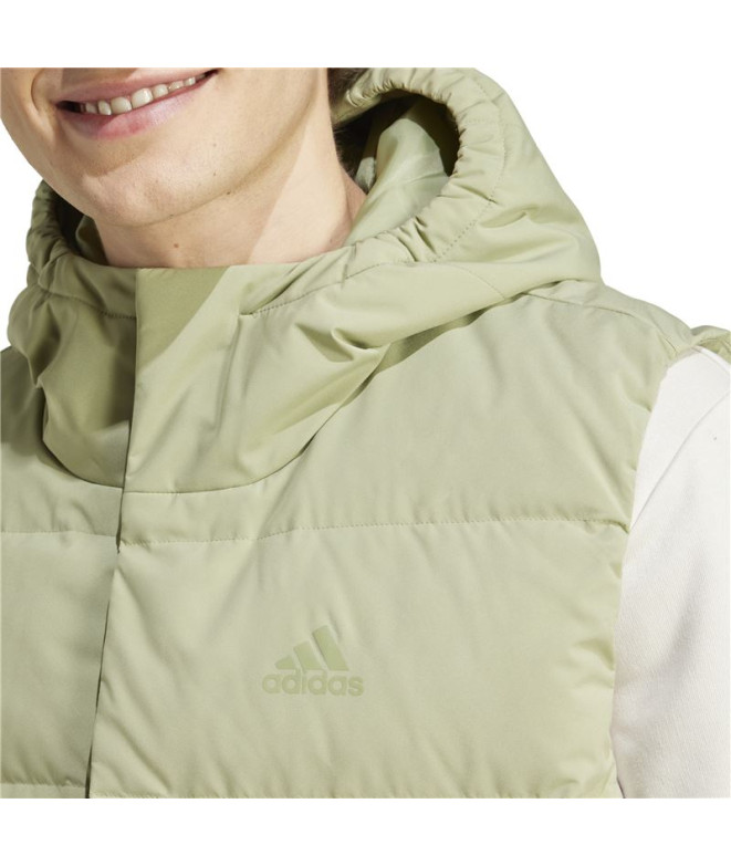 Gilet Montagne adidas Homme de Helionic Down Green