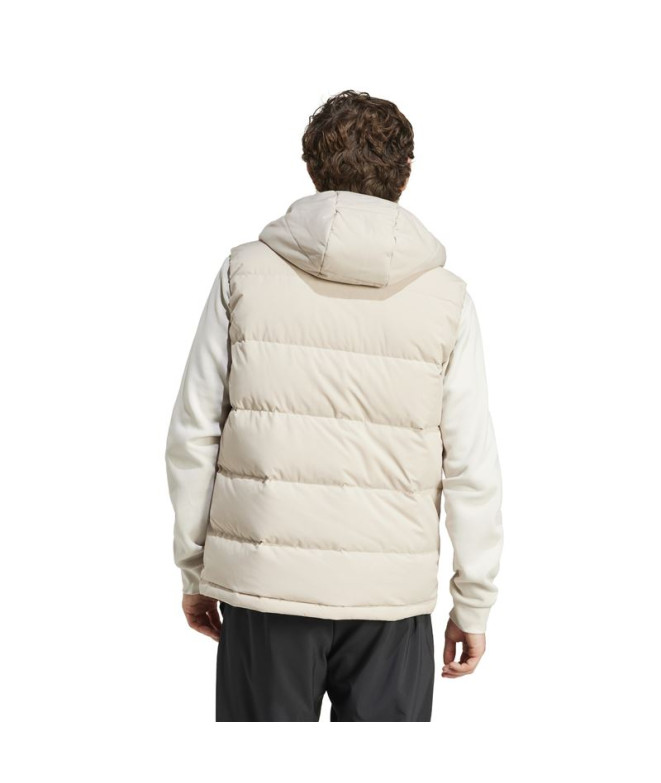 Gilet Montagne adidas Homme de Helionic Down Beige