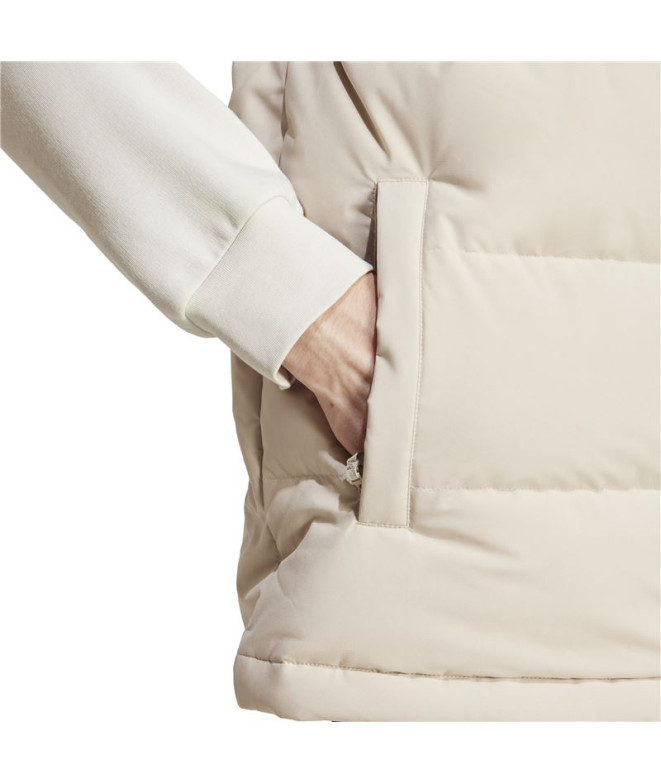 Gilet Montagne adidas Homme de Helionic Down Beige