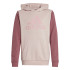 Moletom adidas Infantil Essentials Big Logo Colorblock Rosa