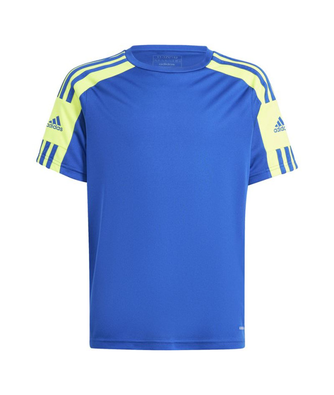 Camiseta Futebol adidas Menino de Squadrauad 21 Azurea