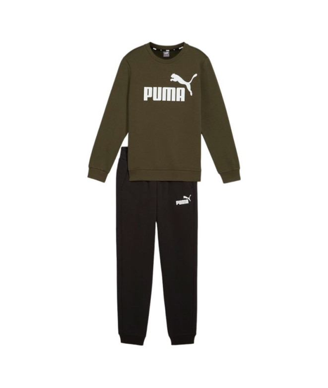 Chándal Casual Puma No.1 Logo Sweat Suit Fl Niño Verde