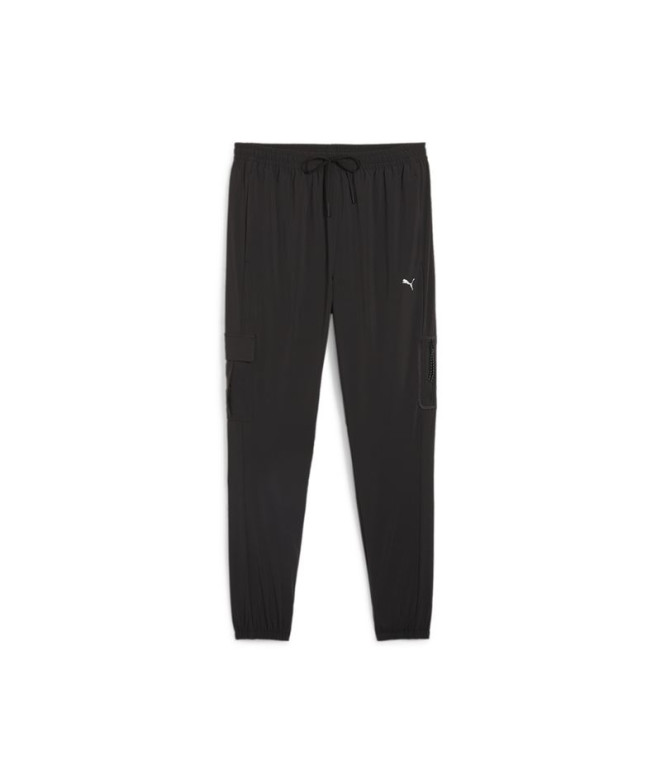 Calça Fitness Homem de Puma Flex Woven Cargo Preto