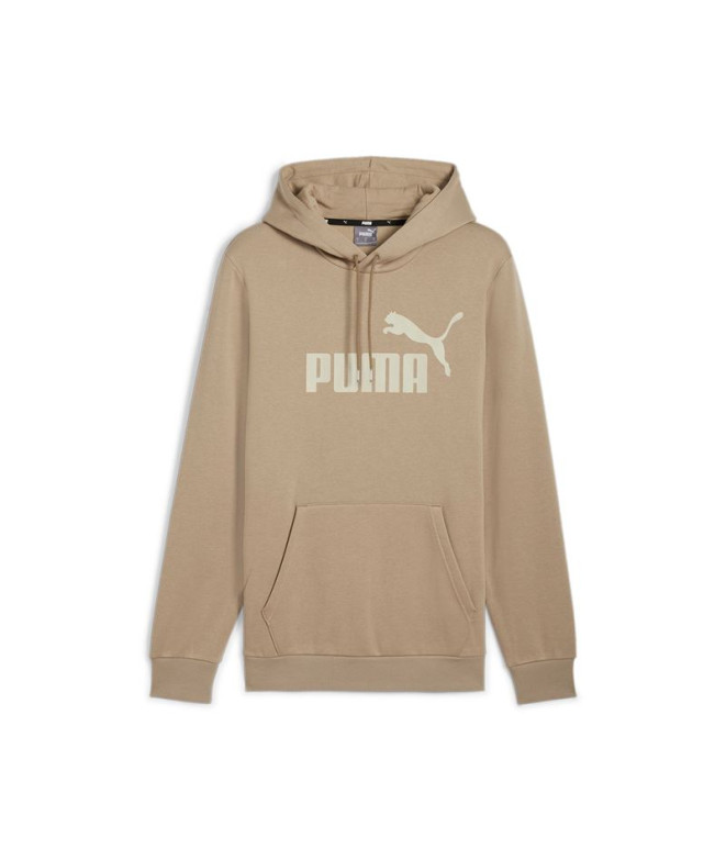 Sweat Décontracté Homme Puma Essentials Big Logo Beige