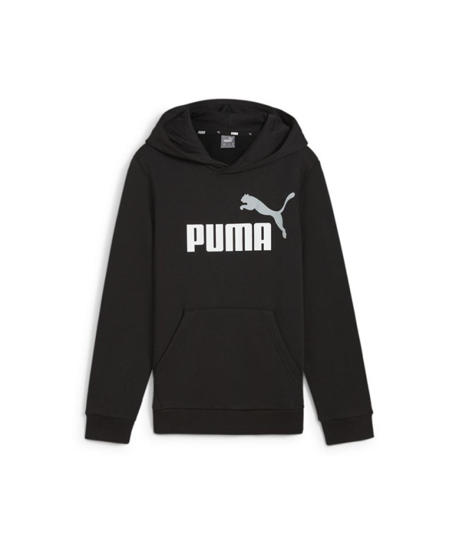 Moletom Casual Puma Essentials+ 2 Col Logotipo grande Menino