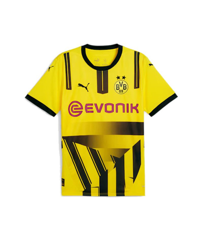 Camiseta Futebol de Puma Borussia Dortmund Taça 24/25 Réplica Homem