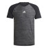 Camiseta Fitness adidas Homem from Gym+ Training 3 Bands Preto
