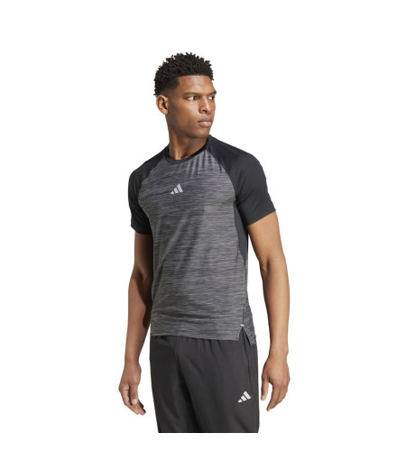 T-shirt Fitness adidas Homme de Gym+ Training 3 Bands Noir 2