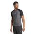 Camiseta Fitness adidas Homem from Gym+ Training 3 Bands Preto