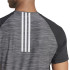 Camiseta Fitness adidas Homem from Gym+ Training 3 Bands Preto