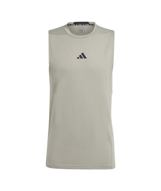Camiseta de Fitness adidas D4T Workout Hombre Gris