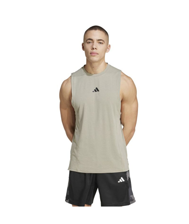 T-shirt Fitness adidas Homme par D4T Workout Grey