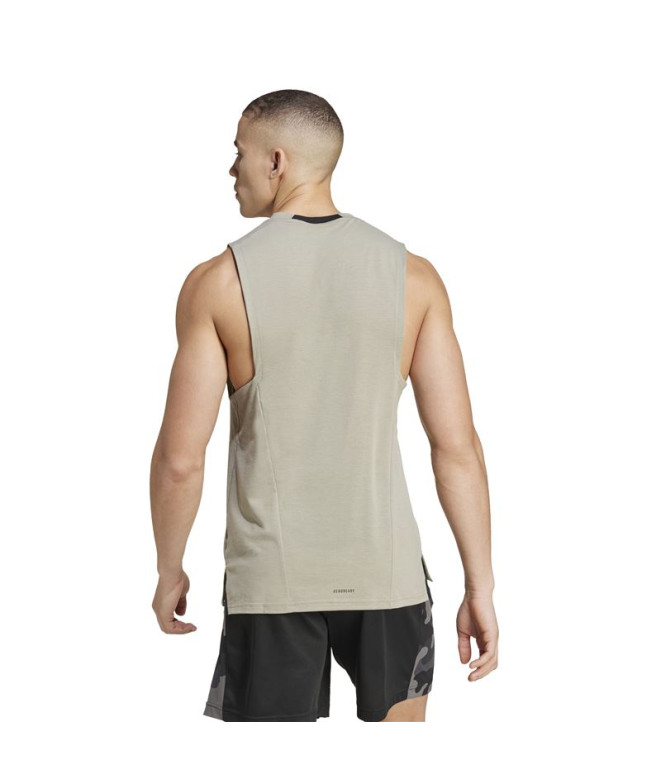 T-shirt Fitness adidas Homme par D4T Workout Grey