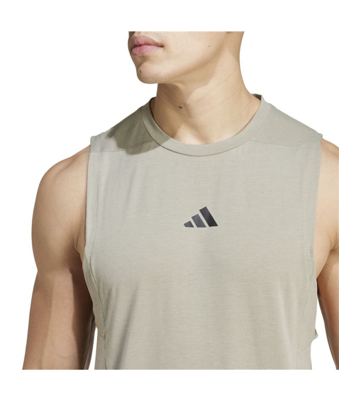 T-shirt Fitness adidas Homme par D4T Workout Grey