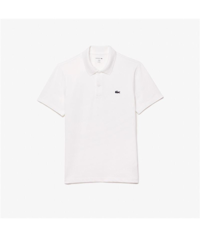 Polo Lacoste Homem Camisa de noite Col Bord-Cotes Branco