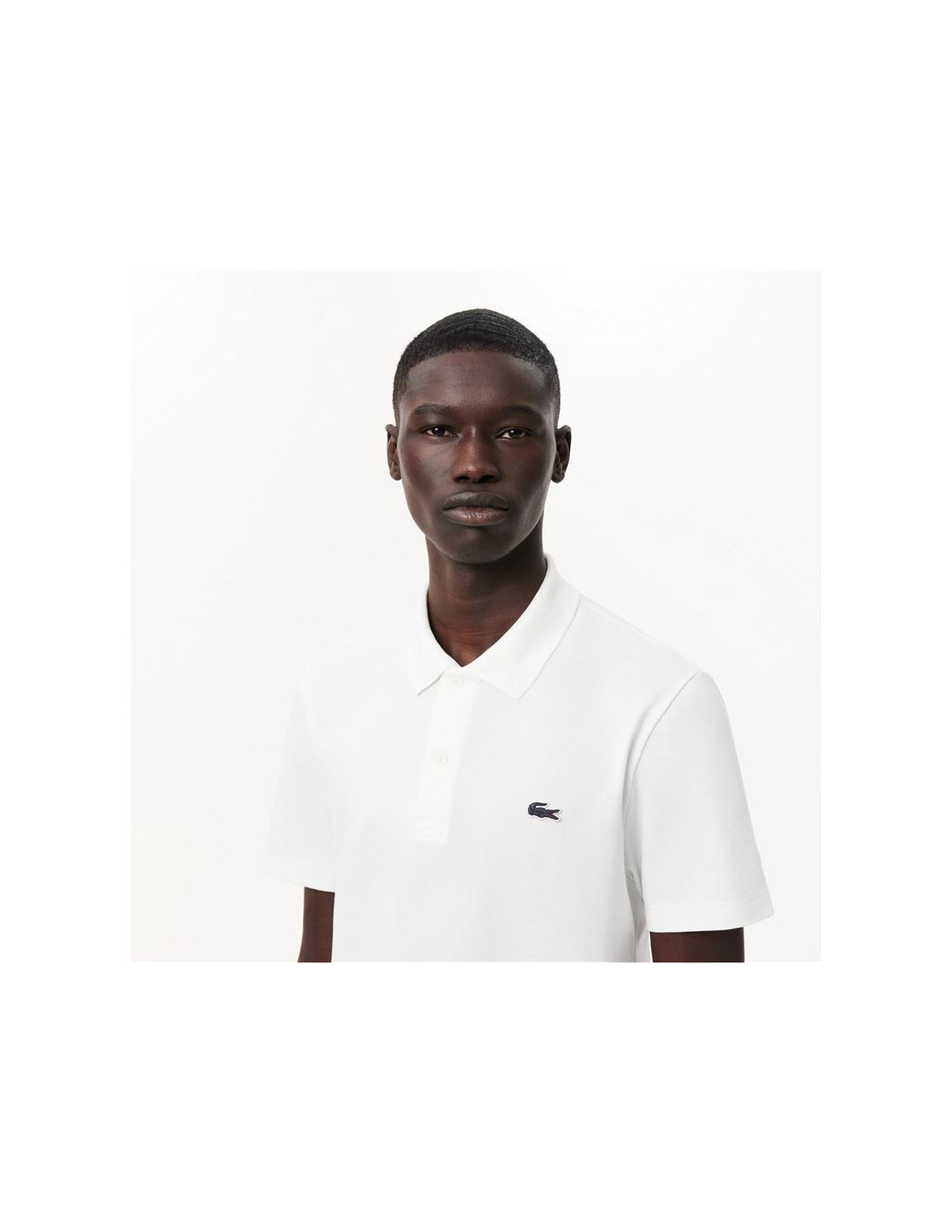 Polo lacoste homme blanc best sale