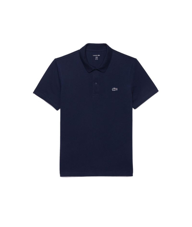 Polo Lacoste Camisa de noite Col Bord-Cotes Azul Homem