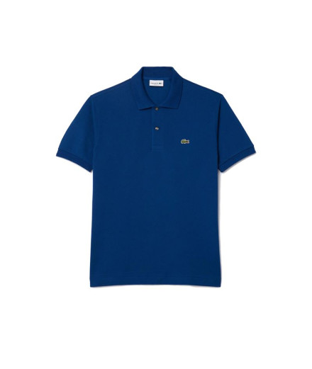 Polo Lacoste Chemise Col Bord-Cotes Hombre Azul