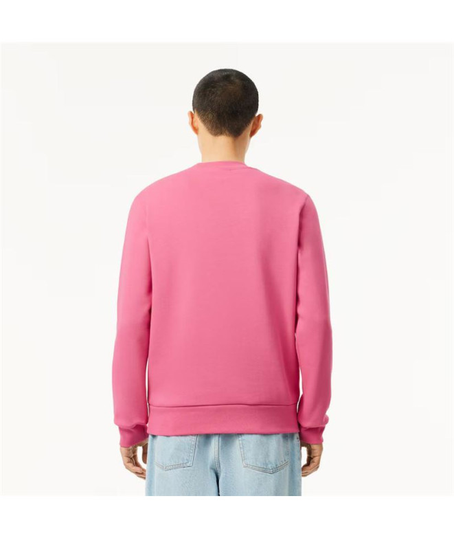 Sudadera Lacoste Sweatshirt Hombre Rosa