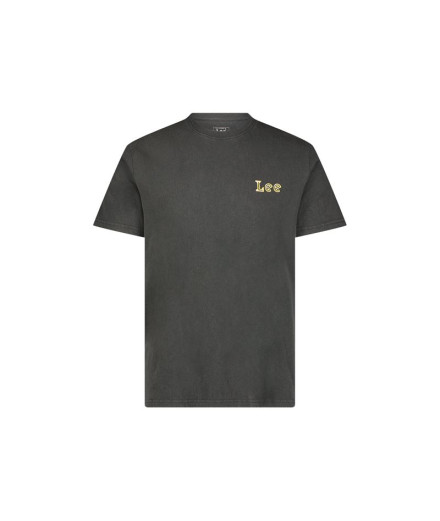 T-shirt Homme Lee Ss Working West Washed Black