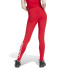 Malhas adidas Mulher Logotipo de cintura alta Essentials Vermelho