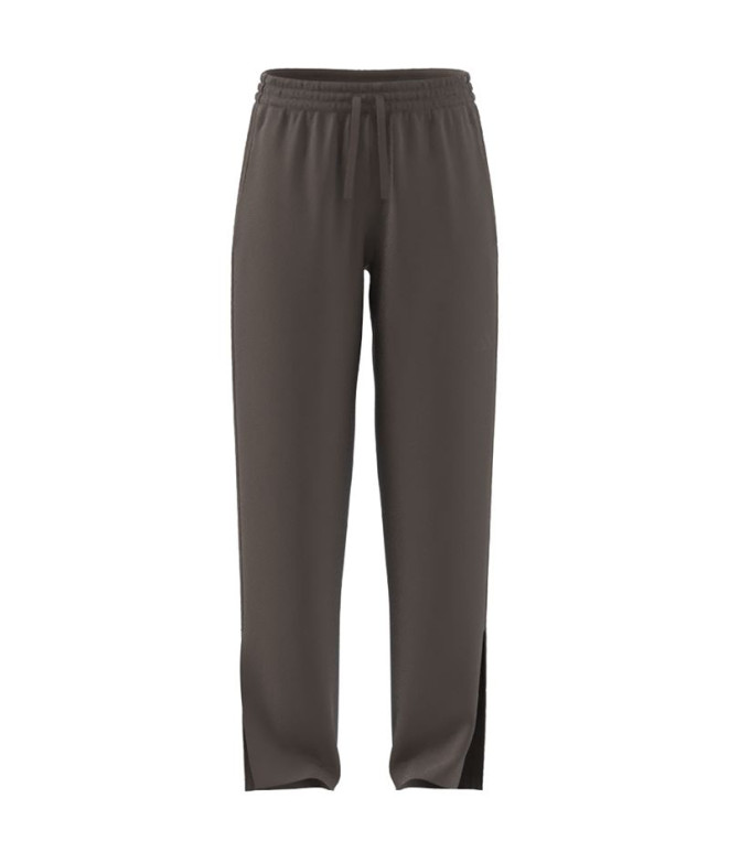 Pantalon adidas French Terry Femme All Szn 3-Stripes jambe droite marron