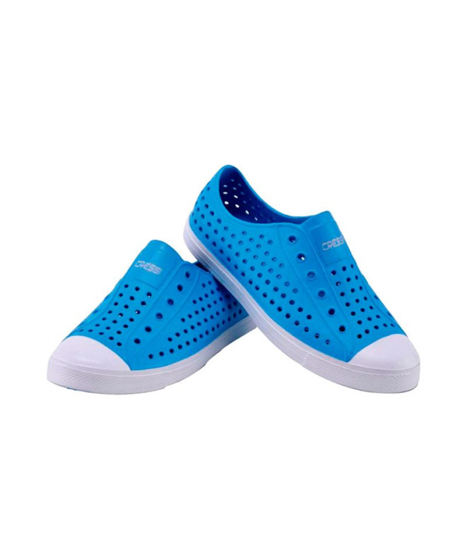 Escarpines Cressi Pulpy Azul Royal-Blanco