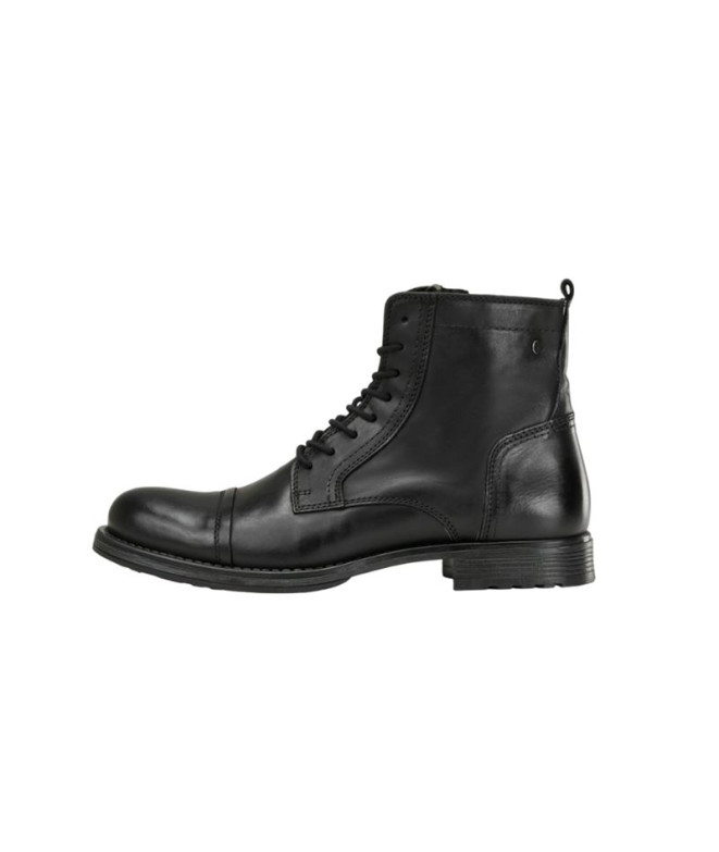 Homem Jack & Jones Botas Jfwrussel Couro 19 Antracite