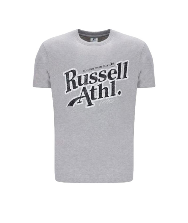 T-shirt Russell AMT A40311 Gris Homme