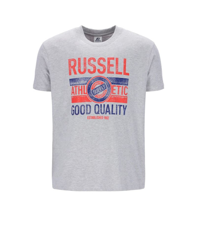 Camiseta Russell AMT A40501 Cinzento Homem