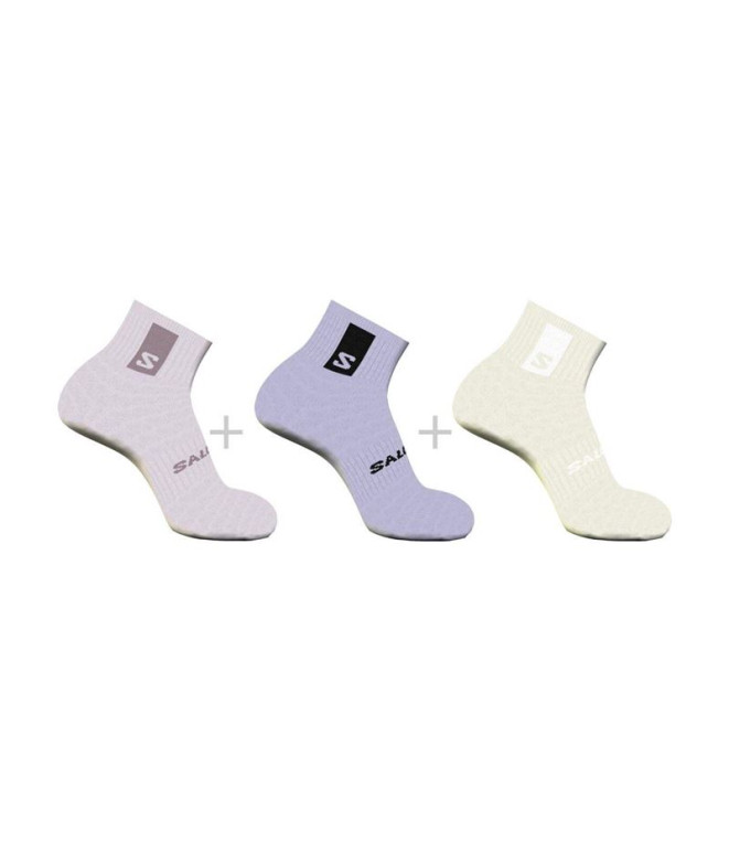 Meias Montanha Salomon de Everyday Ankle 3-Pack