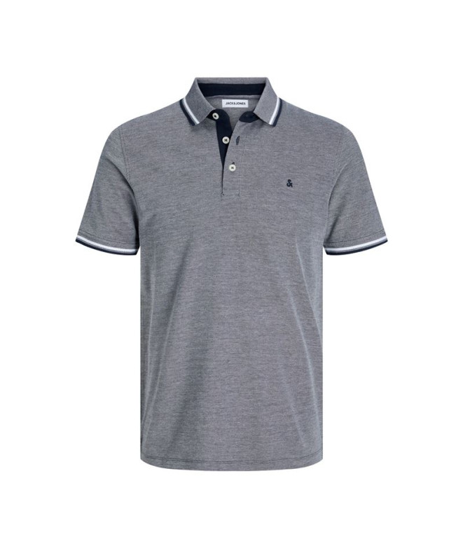 Polo Homme Jack et Jones Jjepaulos Bleu Profondeur