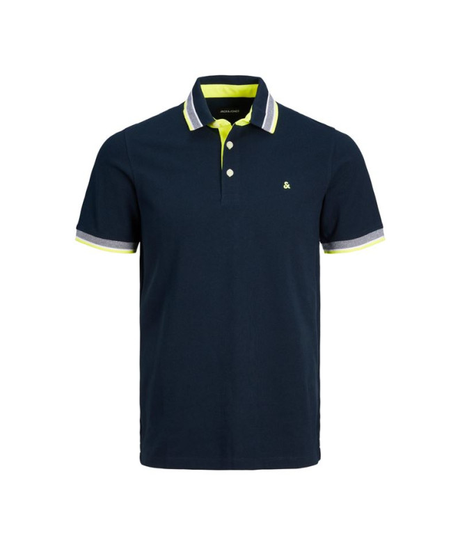 Polo Jack & Jones epaulos Hombre Dark Navy
