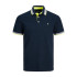 Polo Jack & Jones epaulos Hombre Dark Navy