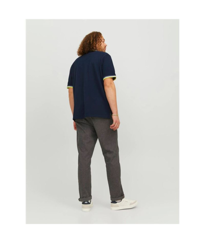 Polo Jack & Jones epaulos Hombre Dark Navy